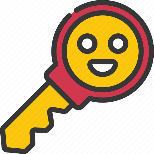Key, to, keys, unlock, happy icon - Download on Iconfinder