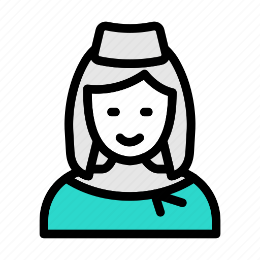 Airhost, female, professional, avatar, lady icon - Download on Iconfinder