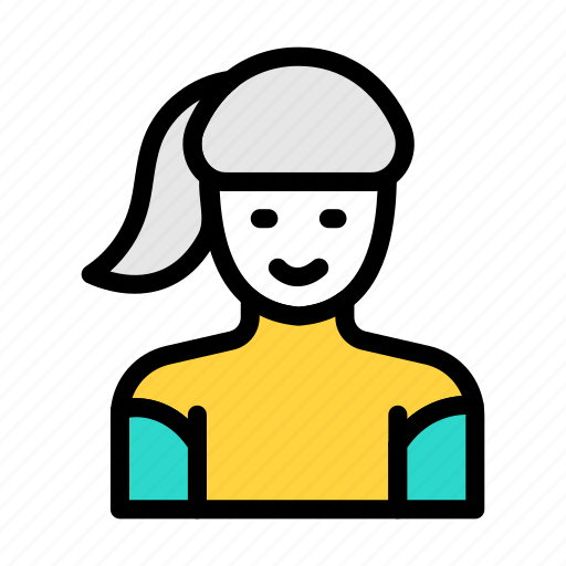 Female, girl, younger, women, avatar icon - Download on Iconfinder