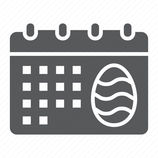 Calendar, date, day, easter, egg, holiday icon - Download on Iconfinder