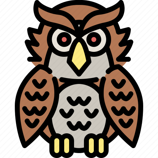 Animal, bird, halloween, holidays, owl, party, scary icon - Download on Iconfinder