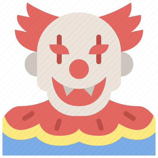 Clown, halloween, holidays, horror, party, scary, spooky icon - Download on Iconfinder