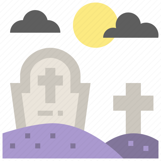 Grave, graveyard, halloween, holidays, party, scary icon - Download on Iconfinder