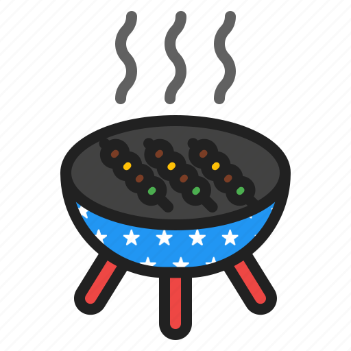 Usa, independence, holiday, celebrations, bbq, grill, meat icon - Download on Iconfinder