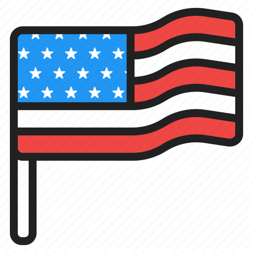 Usa, independence, holiday, flag, america, american, national icon - Download on Iconfinder