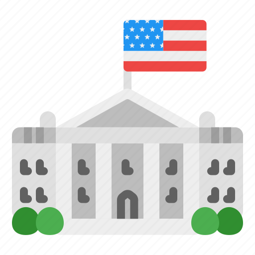 Usa, independence, holiday, celebrations, whitehouse, building, goverment icon - Download on Iconfinder