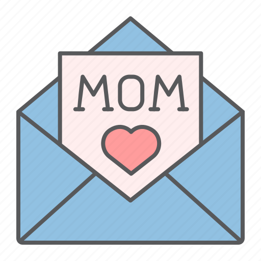 Letter, mom, mother, envelope, heart, message icon - Download on Iconfinder
