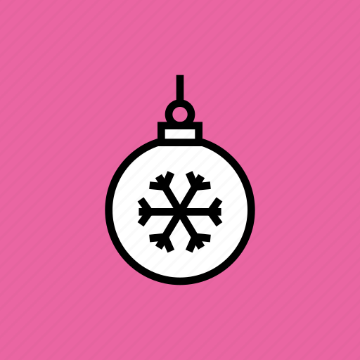 Ball, bauble, christmas, decoration, new year, ornament, hygge icon - Download on Iconfinder