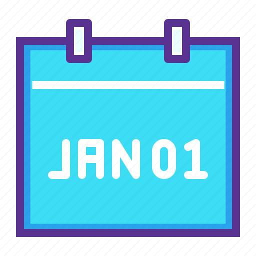 Calendar, date, day, event, january, month, new year icon - Download on Iconfinder
