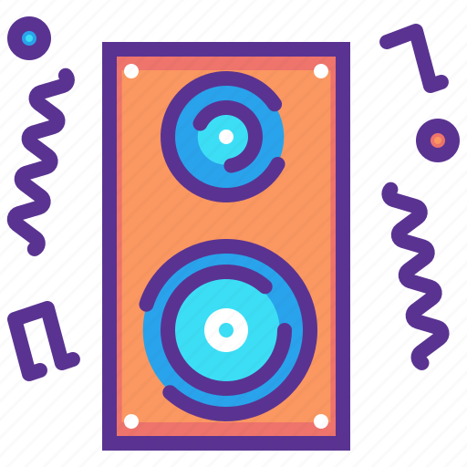 Deejay, fun, loud, music, noise, party, speaker icon - Download on Iconfinder