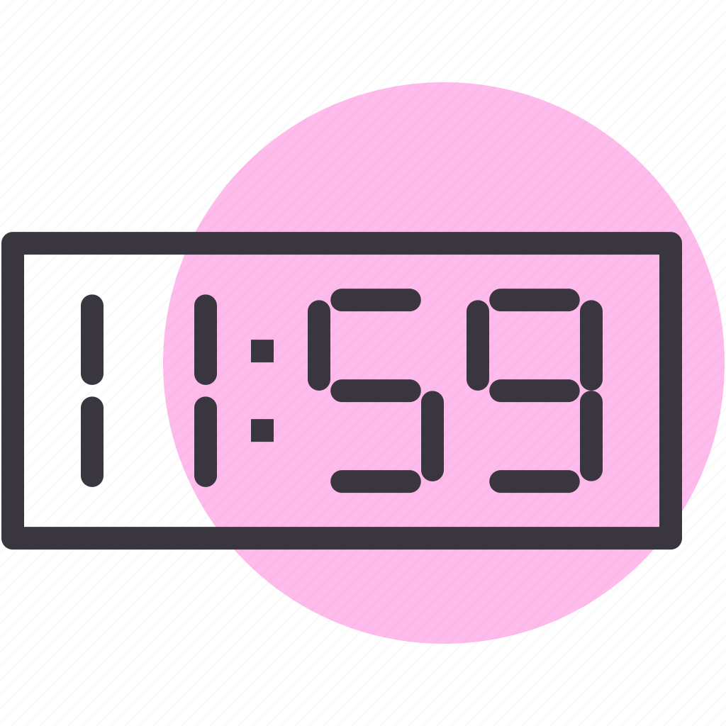 Countdown PNG. Иконка часы схематично.
