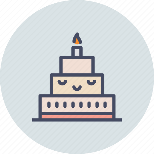 Birthday, cake, candle, celebrate, celebration, christmas, new year icon - Download on Iconfinder