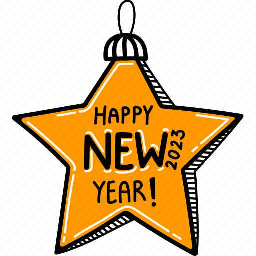 Decoration, happy new year, star, decorate, new year decoration, new year, party icon - Download on Iconfinder
