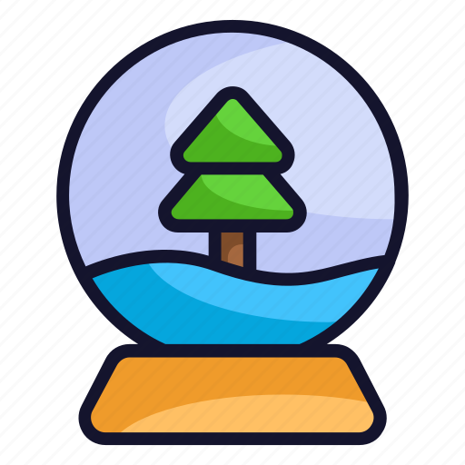 Christmas, ornament, snow, tree, globe icon - Download on Iconfinder