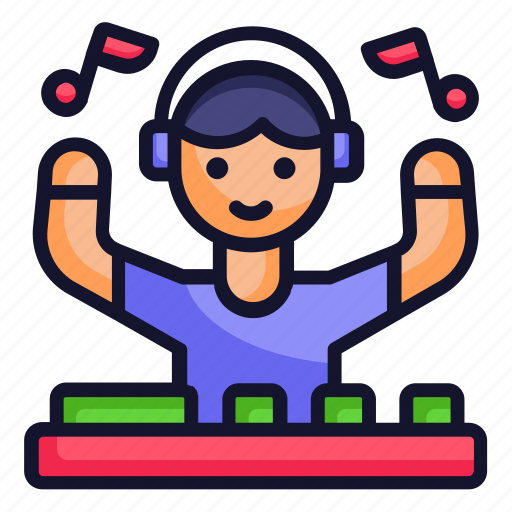 Music, dj, party, mixer, man icon - Download on Iconfinder