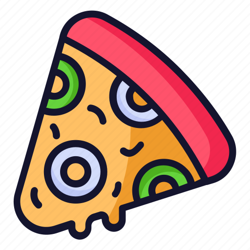 Pizza, italian, dough, fastfood, piece icon - Download on Iconfinder