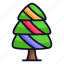 christmas, decoration, forest, pine, tree 