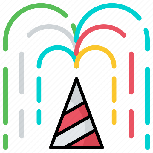 Happy new year, sparkler, party, fireworks, celebration icon - Download on Iconfinder