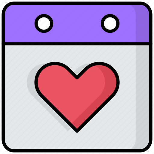 Happy new year, calendar, heart, event, celebration icon - Download on Iconfinder