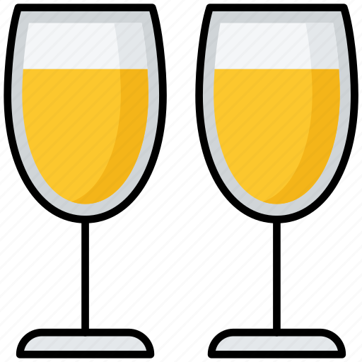 Happy new year, champagne, drink, wine, alcohol icon - Download on Iconfinder