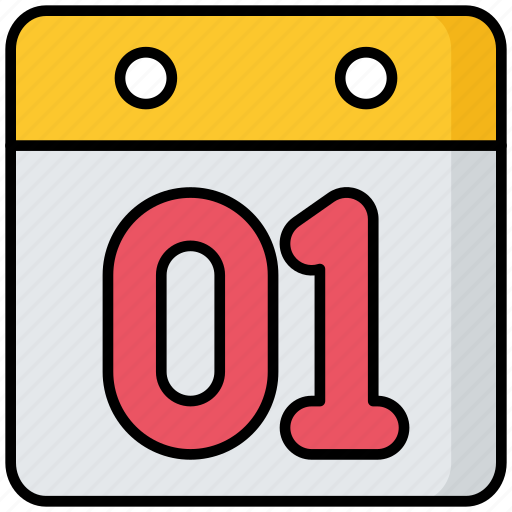 Happy new year, calendar, date, first day, celebration icon - Download on Iconfinder