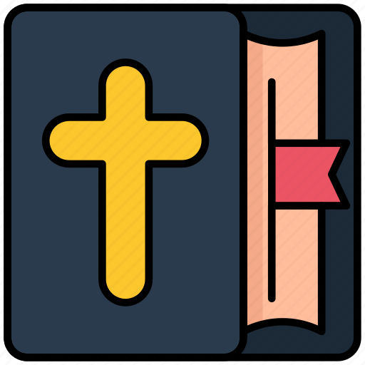 Happy new year, bible, book, holy, cross icon - Download on Iconfinder