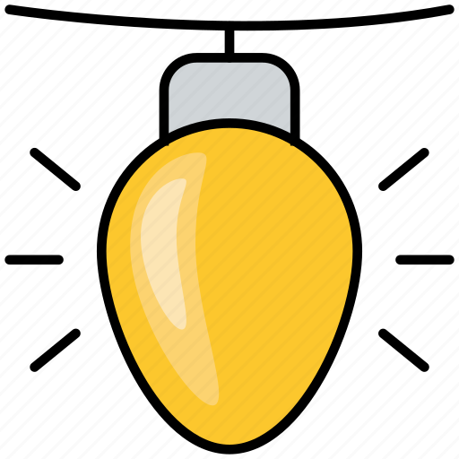 Happy new year, bulb, light, decoration icon - Download on Iconfinder