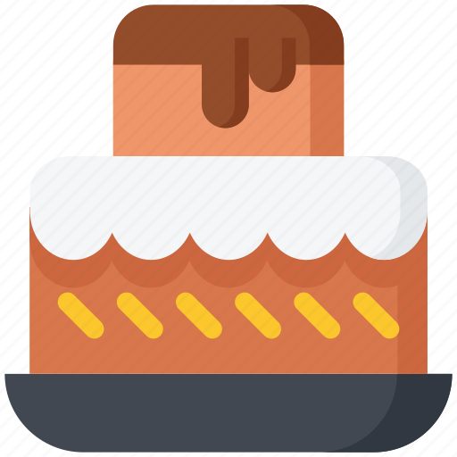 Happy new year, cake, dessert, party, food icon - Download on Iconfinder