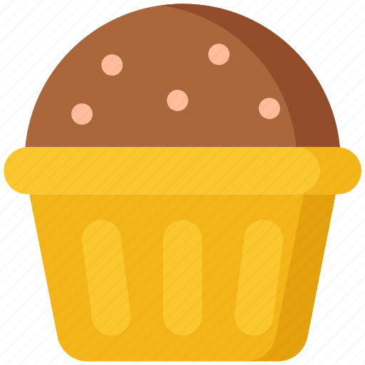 Happy new year, muffin, cupcake, dessert, sweet icon - Download on Iconfinder