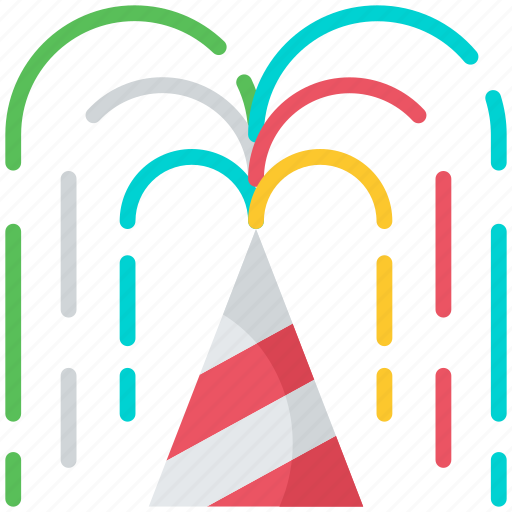 Happy new year, sparkler, party, fireworks, celebration icon - Download on Iconfinder