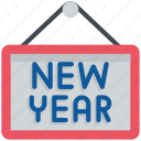 happy new year, banner, celebrate, party, decoration