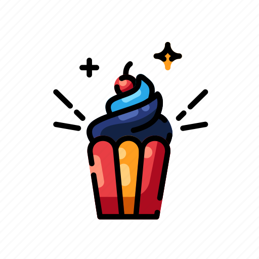Cupcake, food, party, dessert, new year icon - Download on Iconfinder