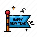 new, year, greeting, party, birthday, decoration, celebration, new year
