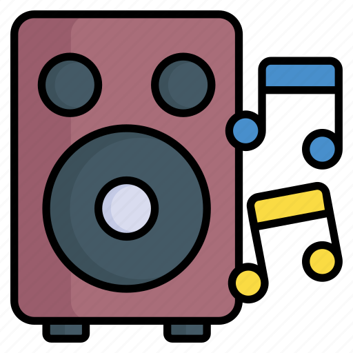 Speaker, music, equipment, accessory, stereo, sound, audio icon - Download on Iconfinder