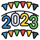 garlands, celebration, numbers, decoration, decor, bunnings, 2023