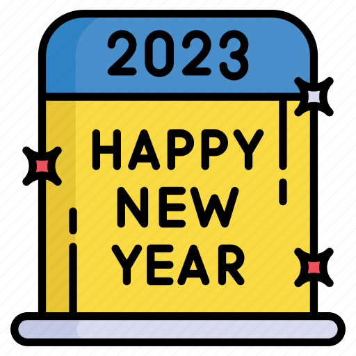Board, new year, signaling, celebration, party, happy, signage icon - Download on Iconfinder