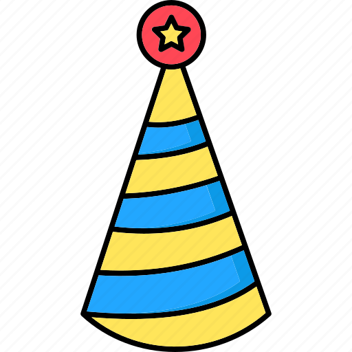Birthday cap, party cap, hat, party, party hat, cap, celebration icon - Download on Iconfinder