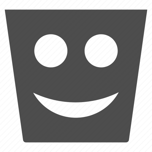 Emotion, happy, smile, smiley, basket, can, emoticon icon - Download on Iconfinder