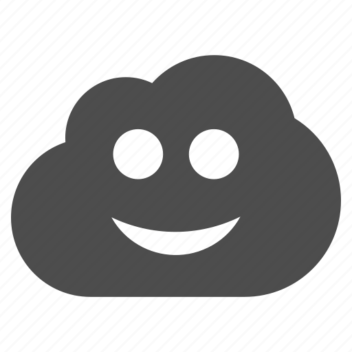 Cloud, emotion, happy, smile, smiley, online, weather icon - Download on Iconfinder