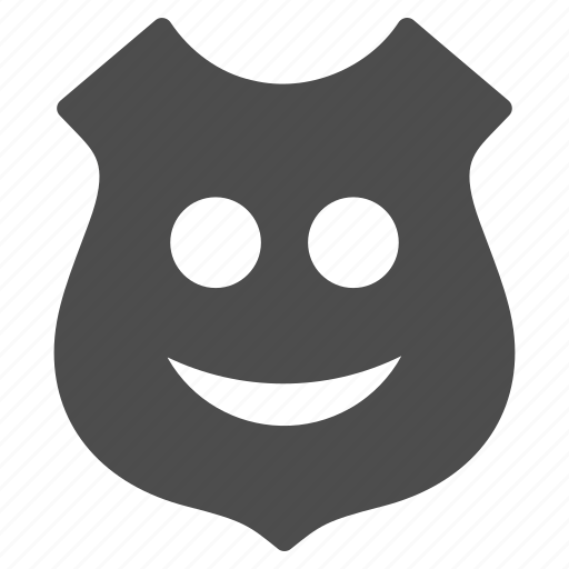 Emotion, happy, shield, smile, smiley, protection, safety icon - Download on Iconfinder