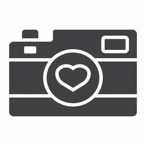 Camera, heart, holiday, love, photography, romantic, valentine icon - Download on Iconfinder
