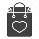 bag, heart, holiday, love, romantic, shopping, valentine