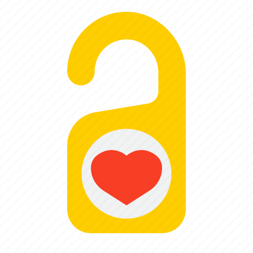 Disturb, do, door, hanger, love, not, valentine icon - Download on Iconfinder