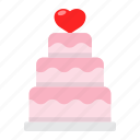 cake, holiday, love, romantic, stacked, valentine, wedding