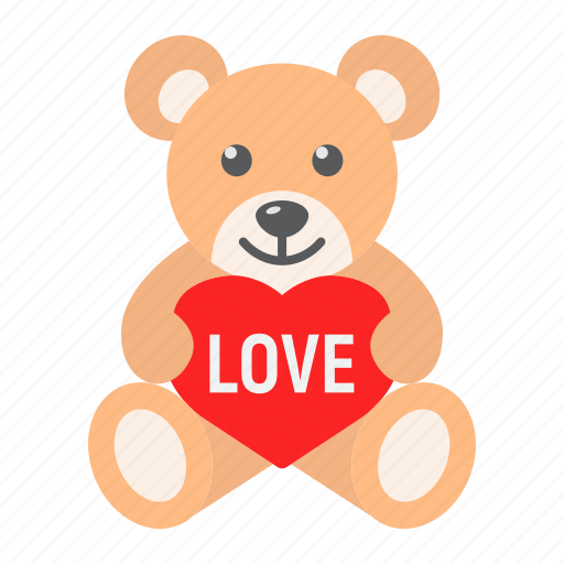 Bear, heart, holiday, love, romantic, teddy, valentine icon - Download on Iconfinder