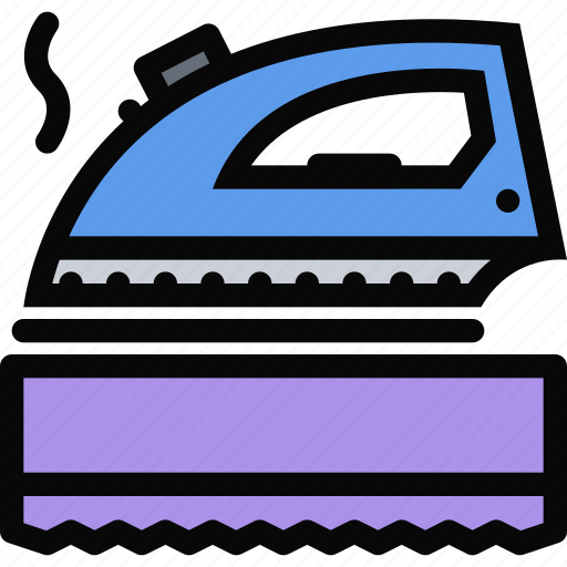 Cleaning, ironing, maid, profession, service, work icon - Download on Iconfinder