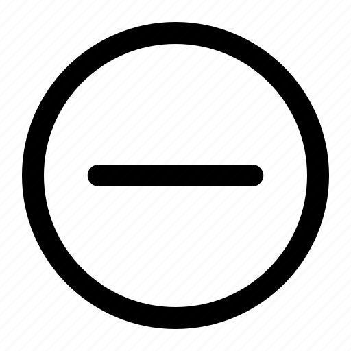 Circle, circle minus, minus, minus circle icon - Download on Iconfinder