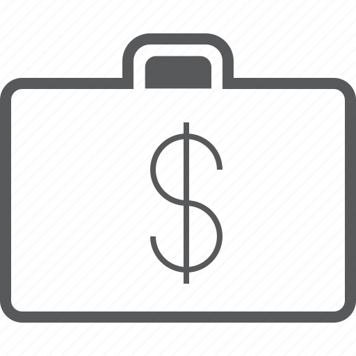 Briefcase, dollar, bag, business, currency, finance, money icon - Download on Iconfinder