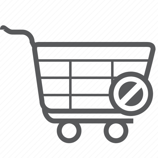 Deny, trolley, access, buy, cart, shop, shopping icon - Download on Iconfinder