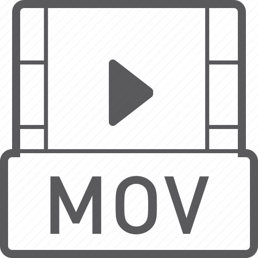 Basic, file, mov, video icon - Download on Iconfinder